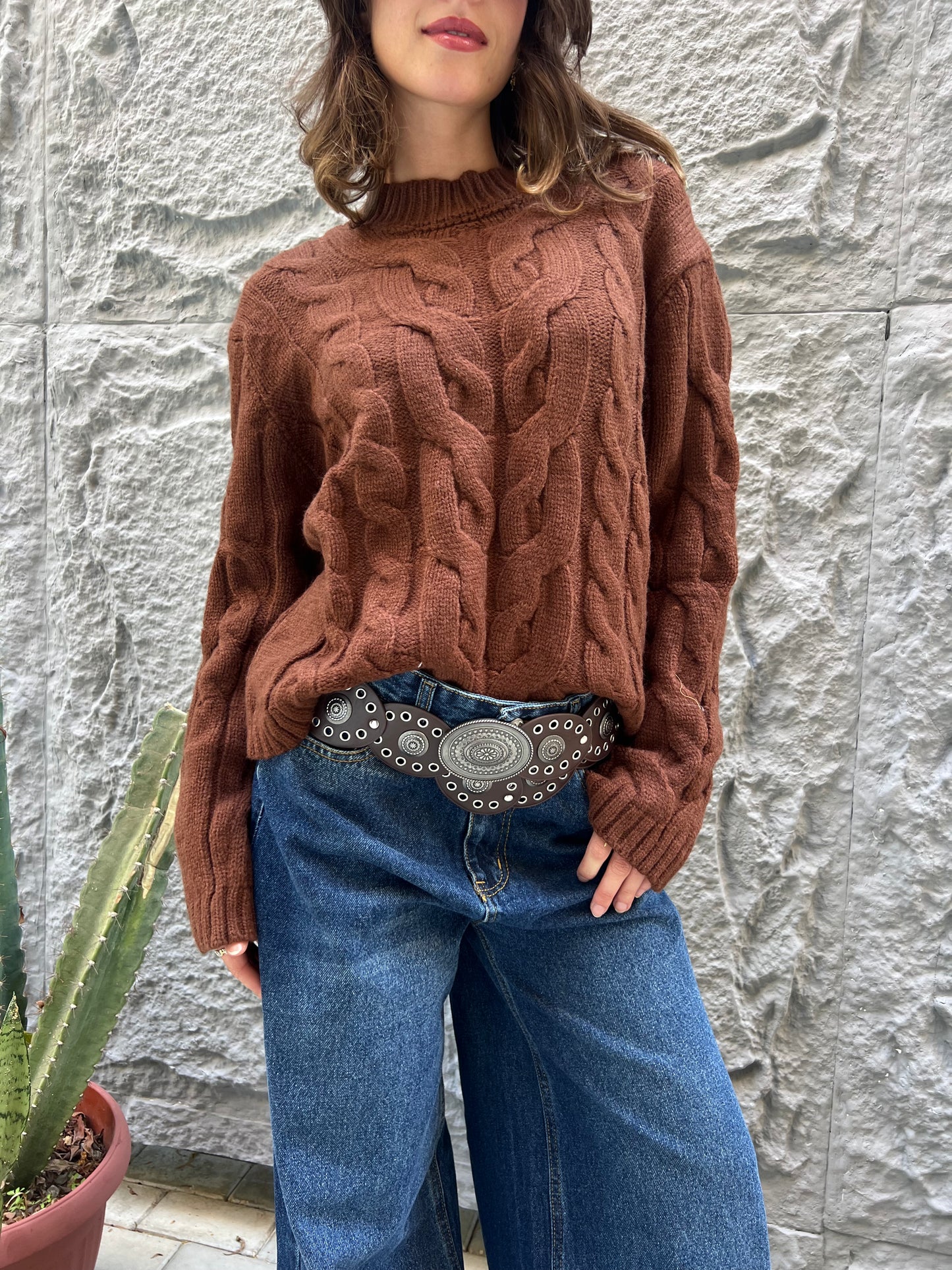 Cozy Cable Knit Sweater