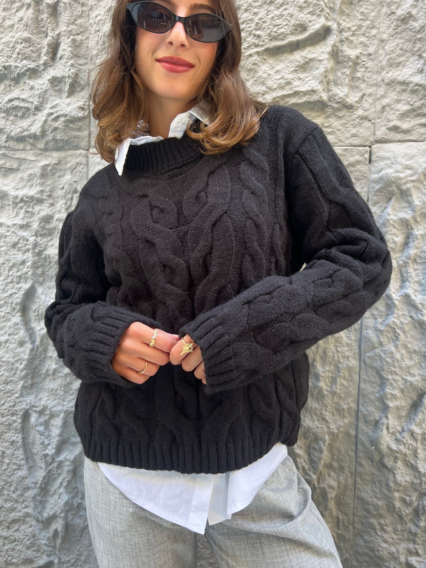 Cozy Cable Knit Sweater