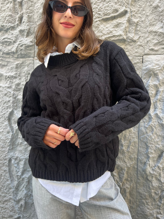 Cozy Cable Knit Sweater