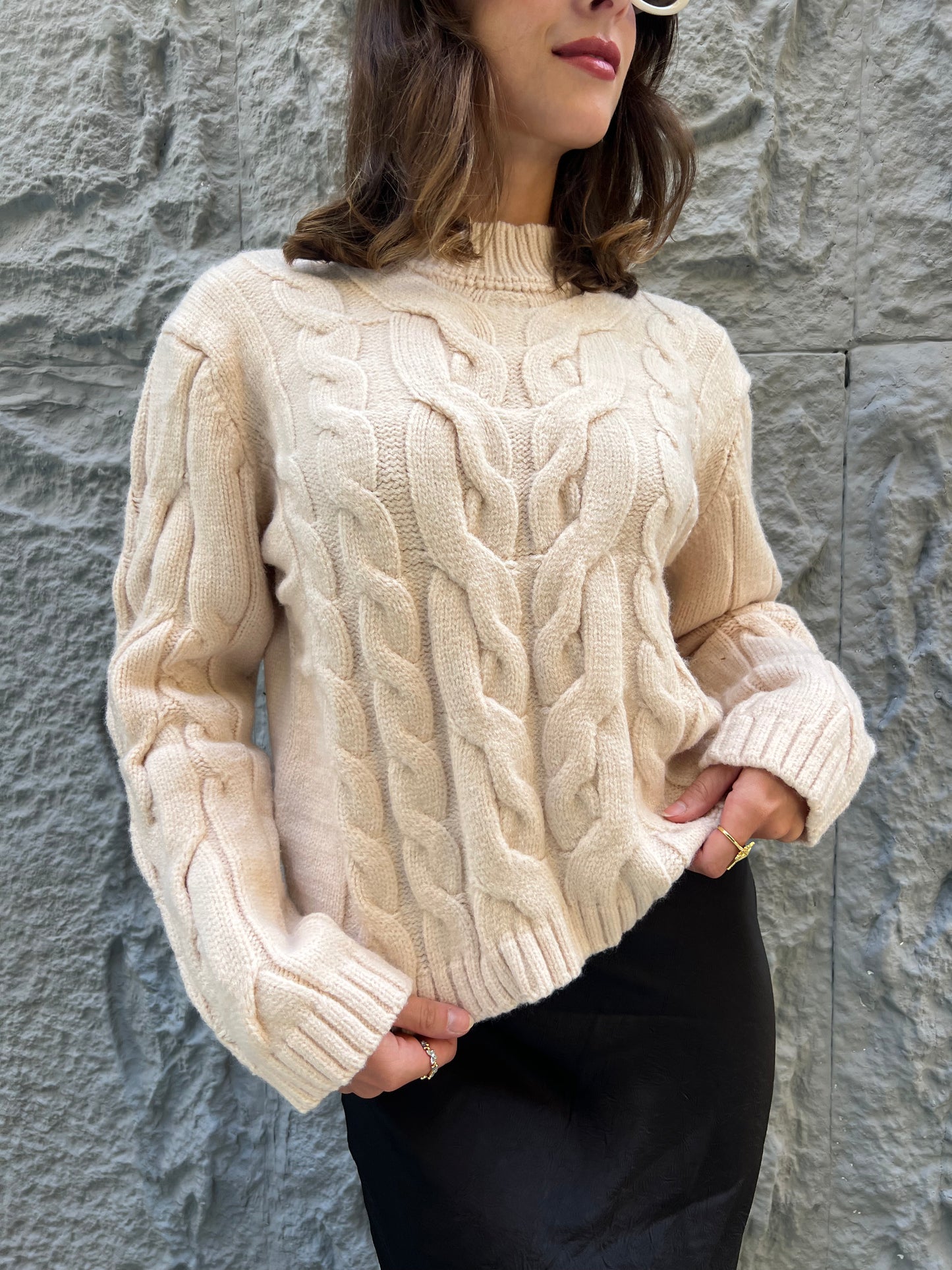 Cozy Cable Knit Sweater