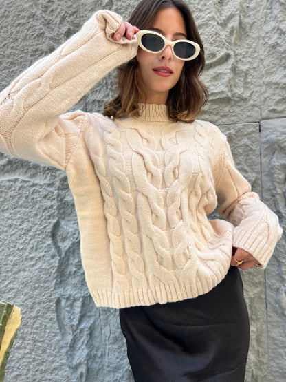 Cozy Cable Knit Sweater