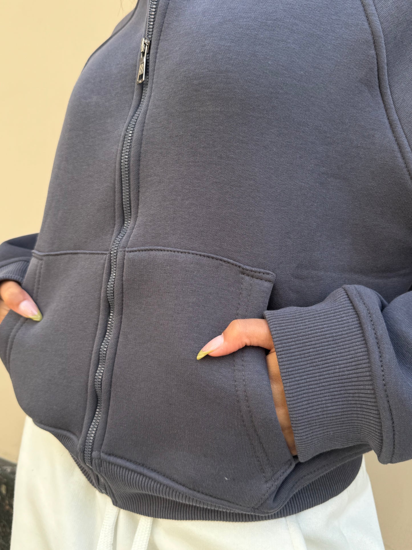 Cozy Zip Sweat Jacket