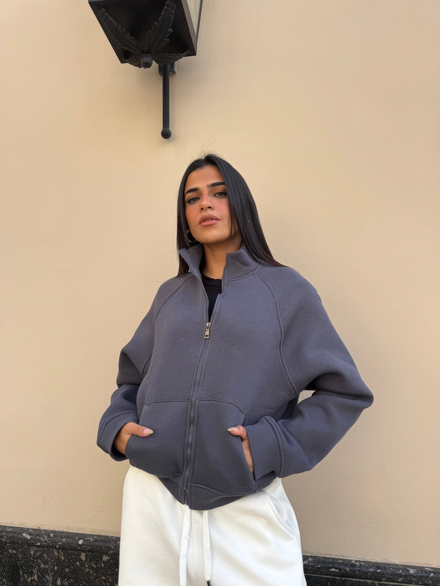 Cozy Zip Sweat Jacket