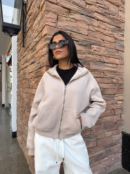 Cozy Zip Sweat Jacket