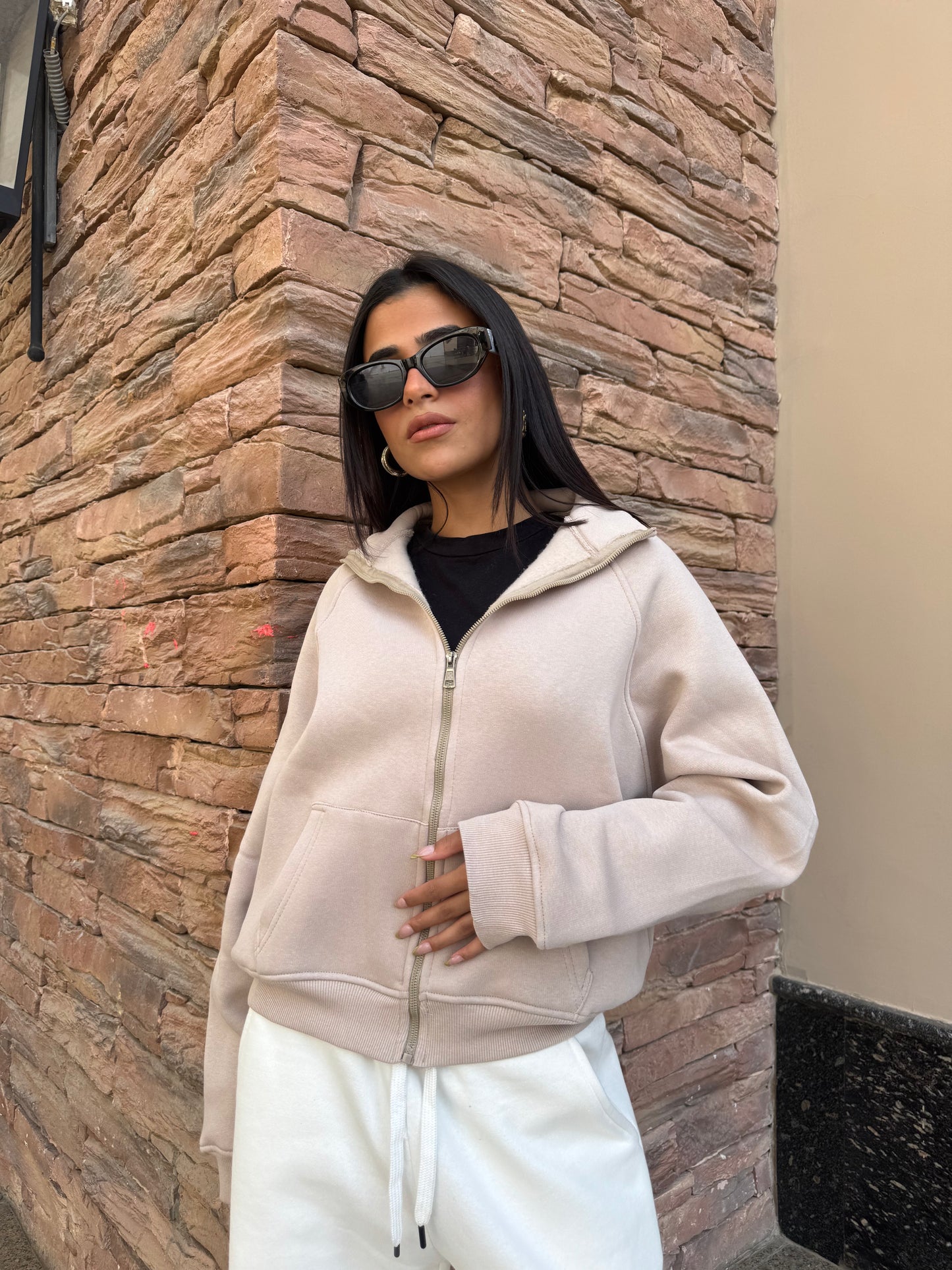 Cozy Zip Sweat Jacket