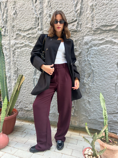 Classic Wool Blend Coat