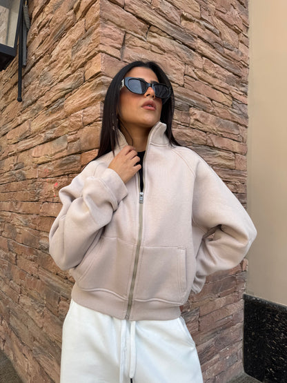 Cozy Zip Sweat Jacket