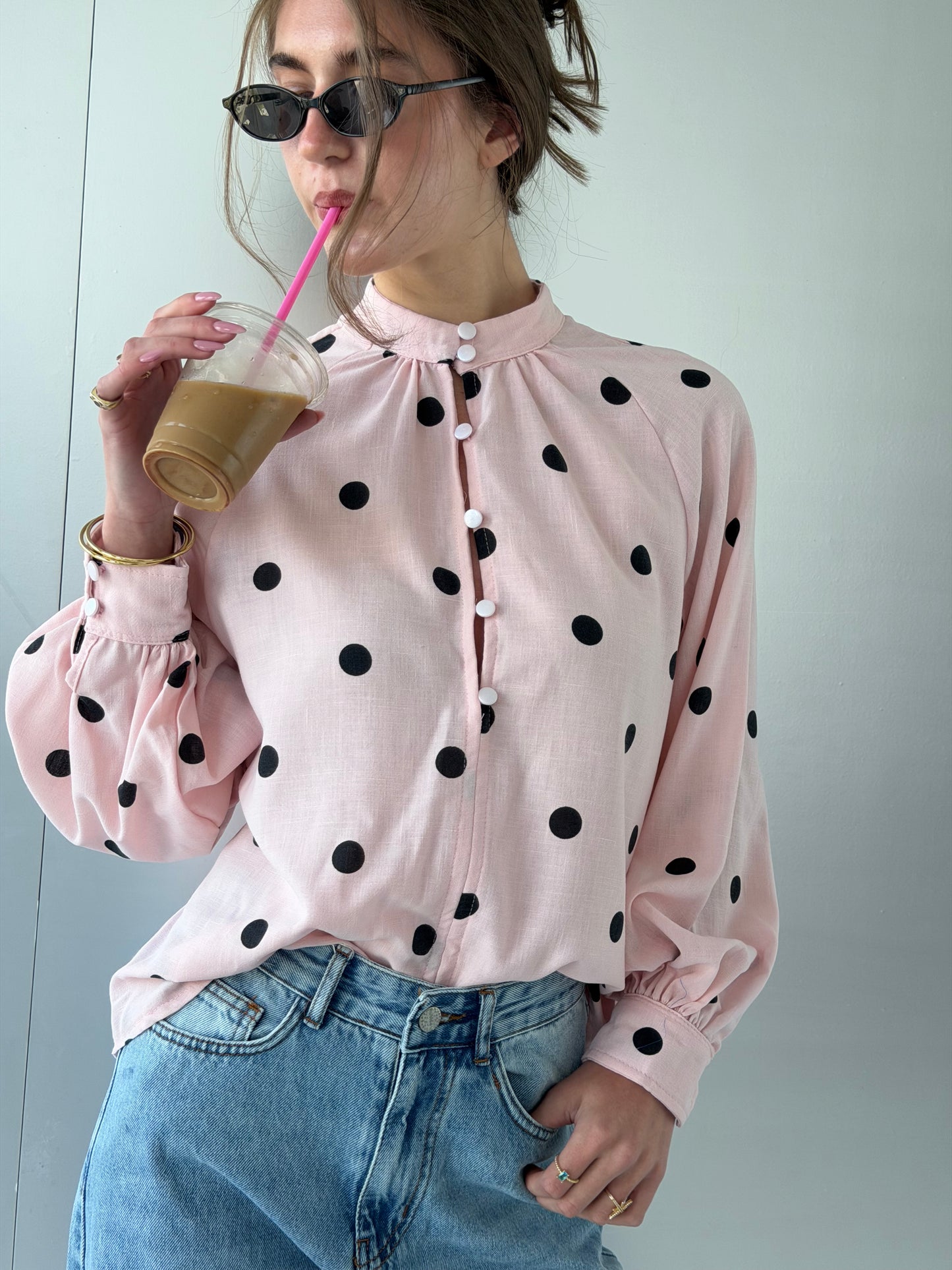 Polka Dot Blouse