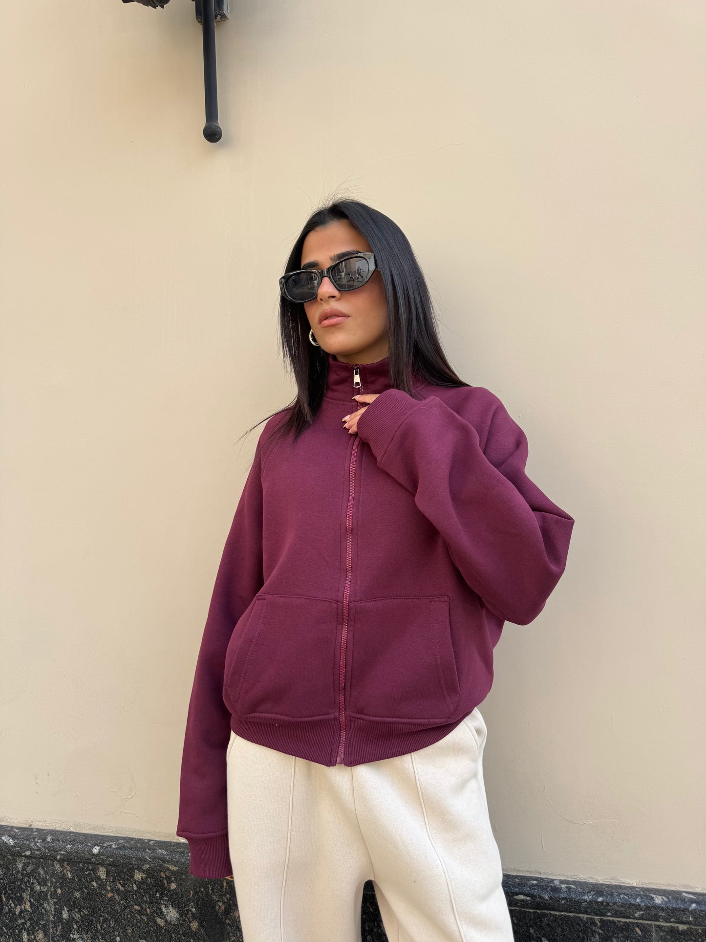 Cozy Zip Sweat Jacket