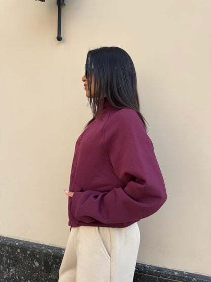 Cozy Zip Sweat Jacket