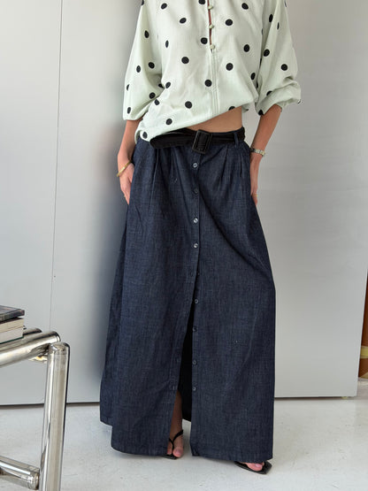 Raw Denim Skirt