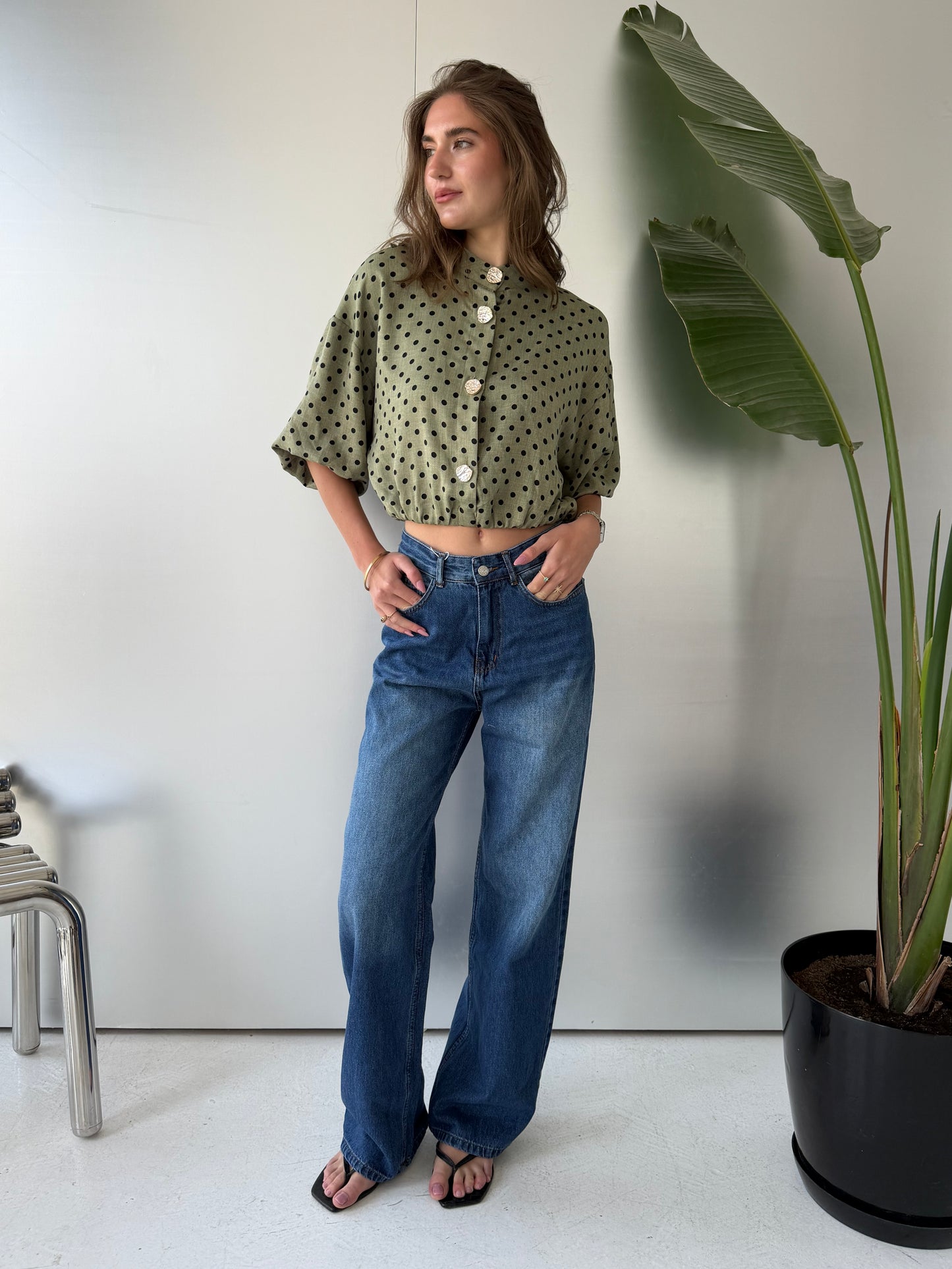Polka Charm Blouse