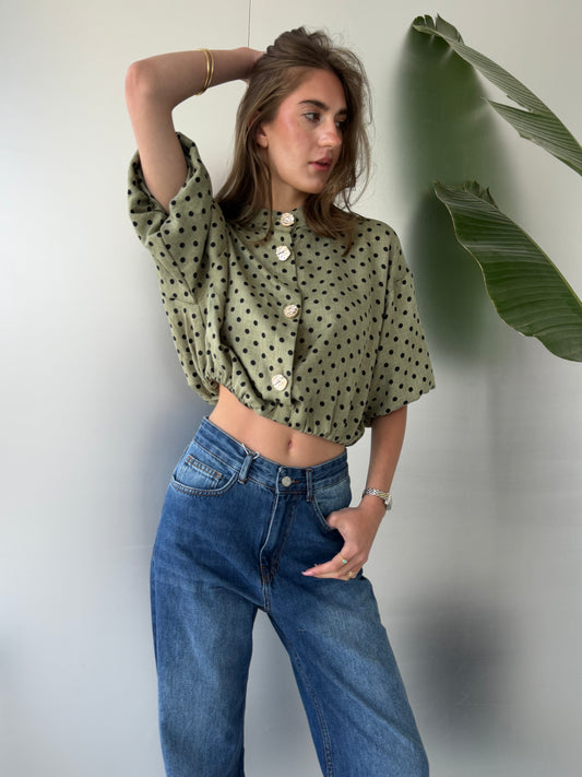Polka Charm Blouse