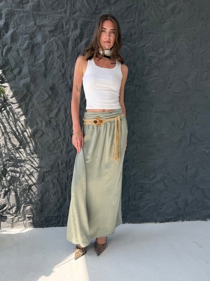 Satin Flow Skirt