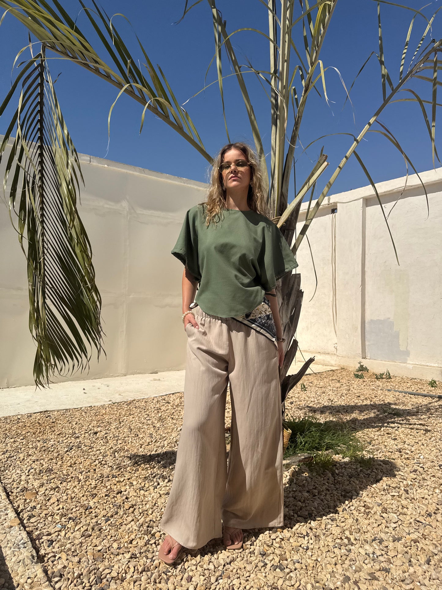 Soft Flow Wide-Leg Pants