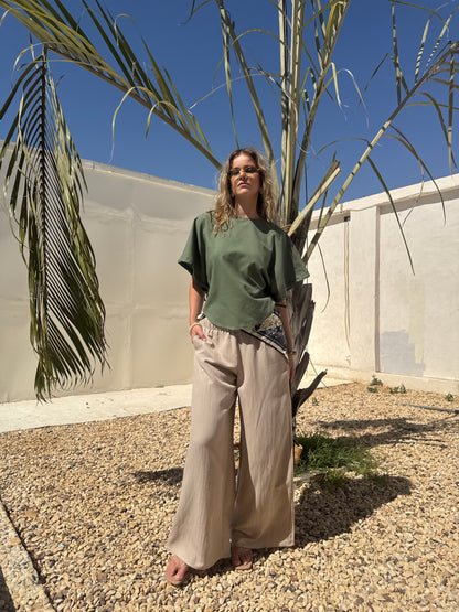 Soft Flow Wide-Leg Pants