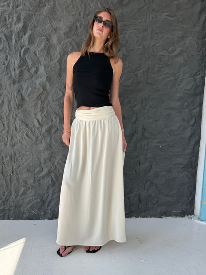 Satin Flow Skirt