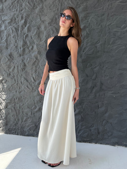 Satin Flow Skirt