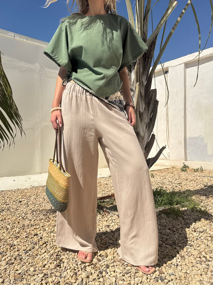 Soft Flow Wide-Leg Pants