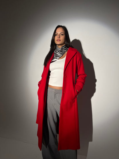 Classic Belted Long Coat