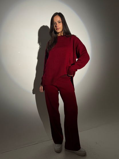 Knitted Comfort Ribbed Set